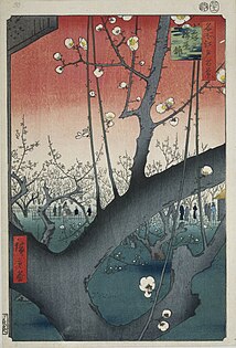 The Plum Garden in Kameido (1857), from Hiroshige's One Hundred Famous Views of Edo