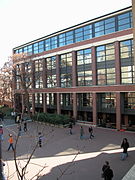 Building 1 and the courtyard of the 6th and 5th