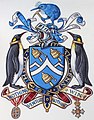 Coat of arms of mountaineer, explorer, and philanthropist Sir Edmund Hillary[55]