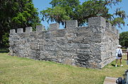 Fort Frederica on riverfront