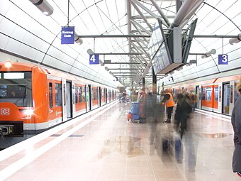 S-Bahn-Station "Hamburg Airport (Flughafen)"