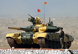 T-90 Bhishma tank built at HVF Chennai