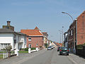 Moerbeke, view to a street