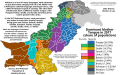 Image 1 The dominant mother tongue in each District of Pakistan, according to the 2017 Pakistan Census (from Punjab)