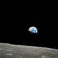 Erde vom Mond aus