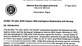NSA's relationship with Norway's NIS (April 2013)