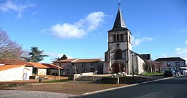 The church in Nuaillé