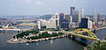 Point State Park, in downtown Pittsburgh