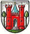 Wappenzeichnung[63] auf der Grundlage des Sekretsiegels von 1401 von Otto Hupp, ca. 1926
