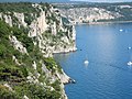 The Karst Plateau drops vertically into the Adriatic Sea near Trieste.