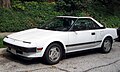 Toyota MR2, Japan's first rear mid-engined production sportscar, sold internationally over three generations (1984–2007)