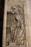 Annunciation of the Virgin, in one of the corners of the cloister.