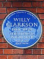 The blue plaque erected in 1966 by London County Council at 41-43 Wardour Street
