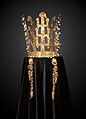 Gold crown from Seobongchong Tumulus, Silla dynasty; 5th-6th century