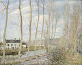 Canal du Loing, gemalt von Alfred Sisley