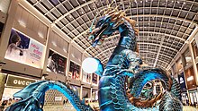 Marina Bay Sands Azure Dragon Display