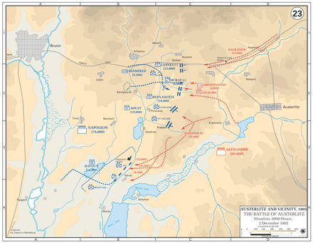 Battle of Austerlitz at 9:00 AM on 2 December 1805