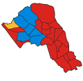 Camden 1990 results map
