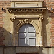Door of the castle of Lacroix-Falgarde (after 1574, Dominique Bachelier?).