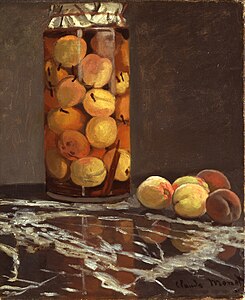 Claude Monet: A Jar Of Peaches, c. 1866