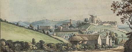 Denbigh c.1778 from Thomas Pennant's A Tour in Wales
