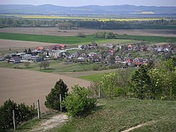 View on the village from the Kostolec hill