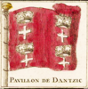 Flag signed as belonging to Gdańsk appearing in 18th century publications.