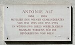 Antonie Alt - Gedenktafel