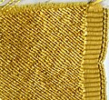 twill-weave cloth-of-gold, back