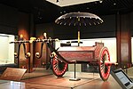 Model recreation of Han dynasty chariot, from Tomb of Liu Sheng