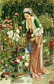 In the Bey's Garden, by John Frederick Lewis, in the museum
