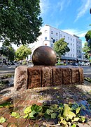 Kugel fountain in Dueren, Germany