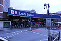 Leeds railway station, northern entrance