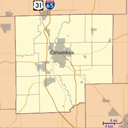 Burnsville is located in Bartholomew County, Indiana