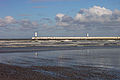 A view of the beach and the pier at Nieuwpoort