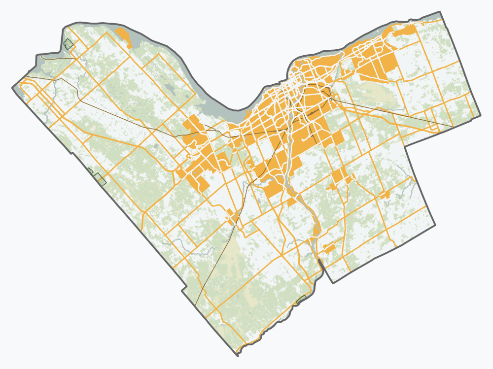 List of neighbourhoods in Ottawa is located in City of Ottawa