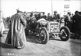 Baras at the 1908 French Grand Prix