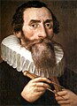In der Authentizität umstrittenes Porträt, das angeblich Johannes Kepler zeigt (1610)