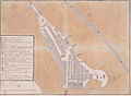 Map of Recife, Brazil, 1733