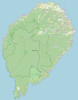 Trindade is located in São Tomé