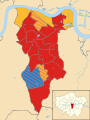 Southwark 2014 results map