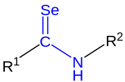 Allgemeine Struktur von sekundären Selenoamiden