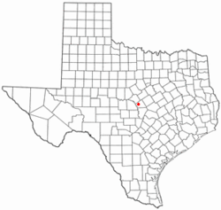 Location of Lometa, Texas