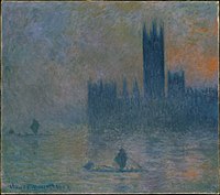 The Houses of Parliament (Effect of Fog), 1903–1904, Metropolitan Museum of Art