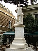 Statue near the old parliament (sculp. Georgios Dimitriades)