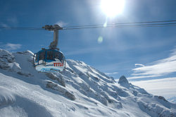 Stand-Klein Titlis cable car, old version (March 2008)