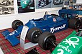 Eddie Cheever's 1980 Tyrrell 010 in display in the Donington Grand Prix Collection.