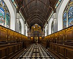 The interior of the chapel of University College, Oxford.
