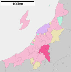 Location of Uonuma in Niigata
