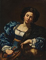 Judith (c.1620-1625) by Simon Vouet (or Virginia Vezzi?), Alte Pinakothek.